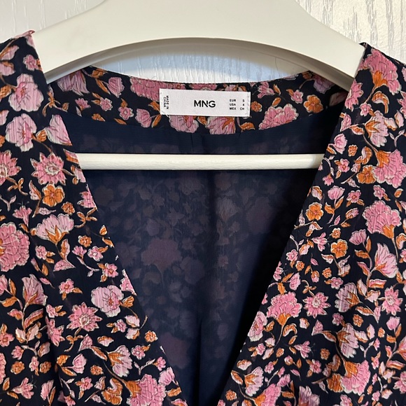 MNG Boho size 4, maxi dress with 3/4 sleeves. - Picture 4 of 4